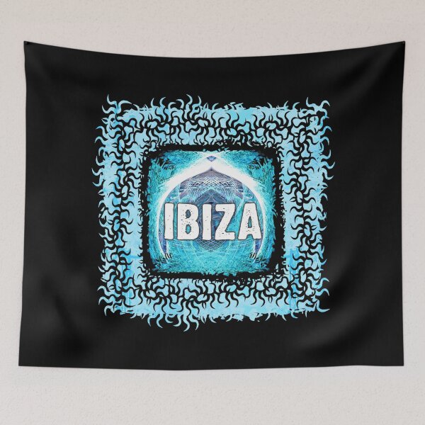 Item preview,  Ibiza Balearic Islands flow blue designed and sold by Periartwork.