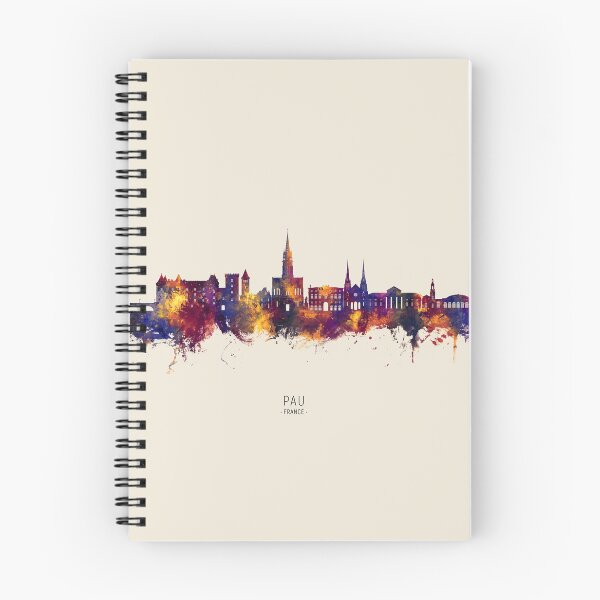 Artikelvorschau, Skyline von Pau-Frankreich entworfen und verkauft von ArtPrints.