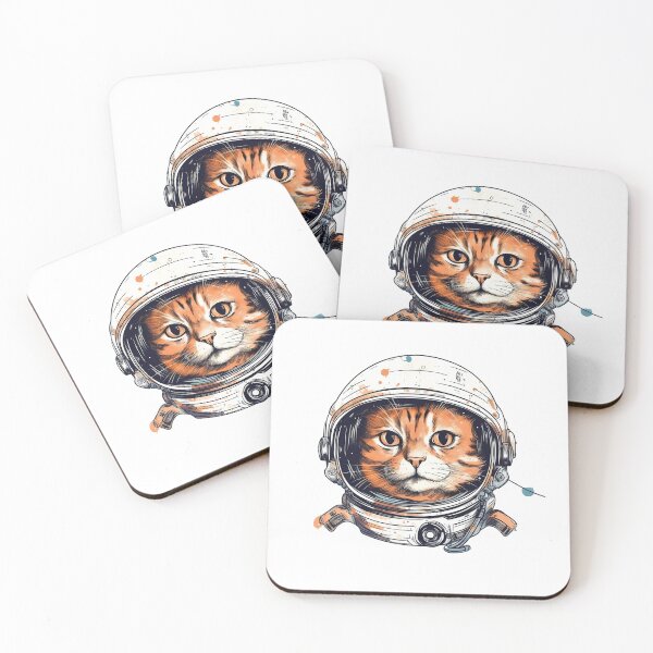 Item preview, Feline Cosmic Explorer: Minimalist and Unique Art. designed and sold by Casanova Originals.