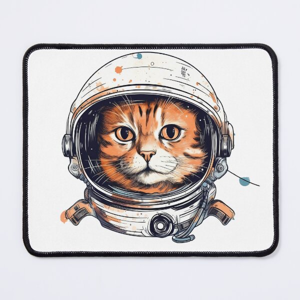 Item preview, Feline Cosmic Explorer: Minimalist and Unique Art. designed and sold by Casanova Originals.