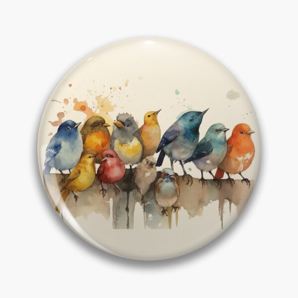 Item preview, Group of Birds - Water Color Style designed and sold by Billy Wong.
