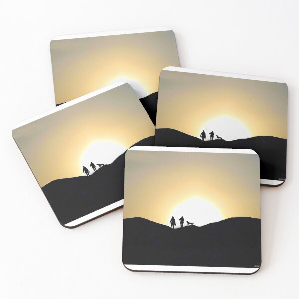 Item preview, Silhouette of walkers  on the peak of mam tor derbyshire designed and sold by Simon-dell.