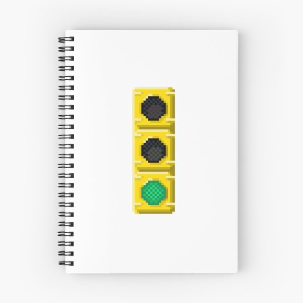 Item preview, Green Traffic Light Pixel Art | Street Theme Design designed and sold by anycolorart.