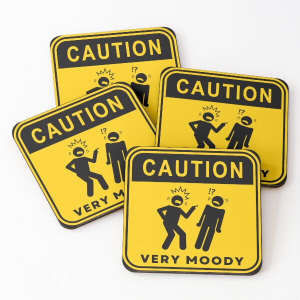 Item preview, Caution Very Moody 01 designed and sold by RakentStudios.