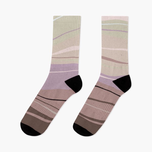 Artikelvorschau, A Modern Abstract Landscape Line Pattern In Cool Earthy Tones entworfen und verkauft von gamboling.