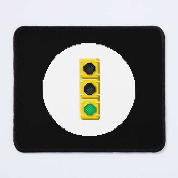 Item preview, Green Traffic Light Pixel Art | Street Theme Design designed and sold by anycolorart.