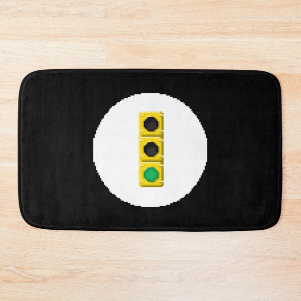 Item preview, Green Traffic Light Pixel Art | Street Theme Design designed and sold by anycolorart.