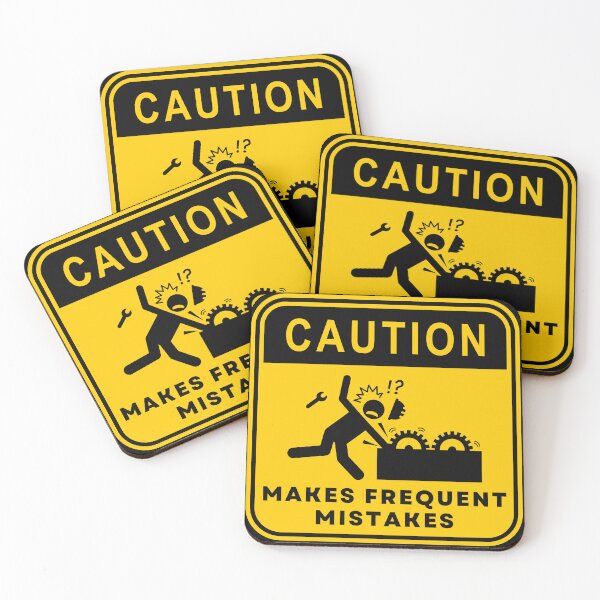Item preview, Caution Makes Frequent Mistakes 02 designed and sold by RakentStudios.