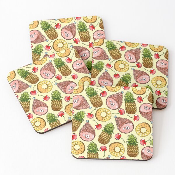 Item preview, Ham and Pineapple Pattern Design designed and sold by jdimmettart.