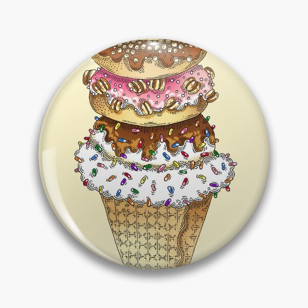 Artikelvorschau, Donut-Eiswaffelkegel entworfen und verkauft von jdimmettart.