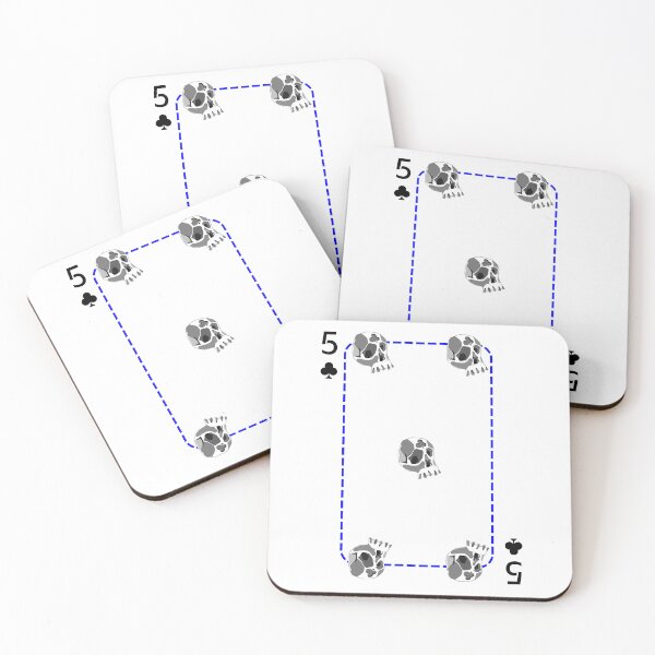 Item preview, 5 of clubs designed and sold by m-yoga-store.