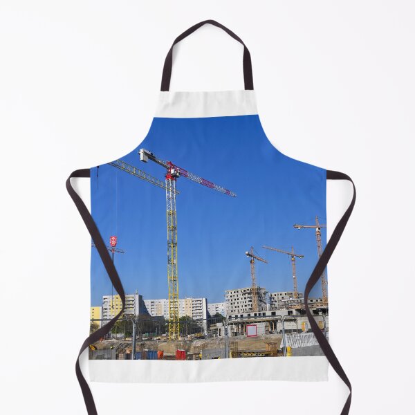 Aperçu de l'œuvre Chantier de construction de grues et de nouveaux bâtiments créée et vendue par goceris.