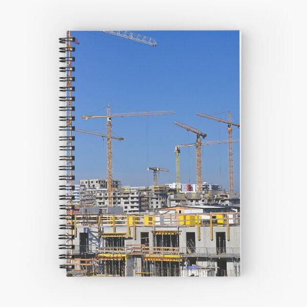 Aperçu de l'œuvre Chantier de construction de grues et de nouveaux bâtiments à Vienne créée et vendue par goceris.