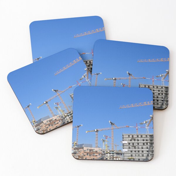 Aperçu de l'œuvre Industrie des chantiers de construction de grues et de bâtiments neufs créée et vendue par goceris.