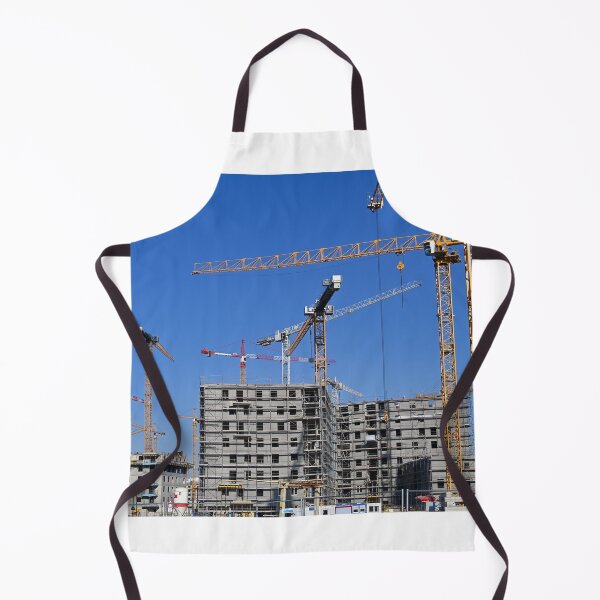 Aperçu de l'œuvre Grues et chantier de construction de nouveaux bâtiments créée et vendue par goceris.