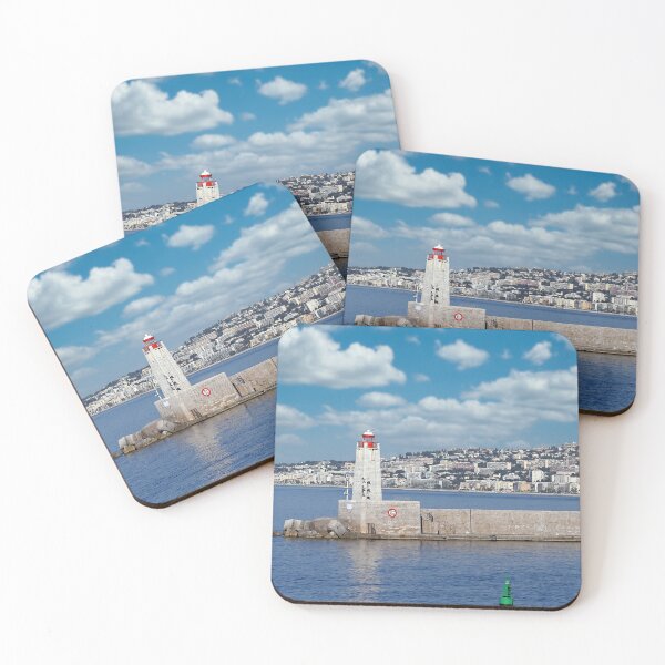 Item preview, Lighthouse in Nice town France landscape designed and sold by goceris.