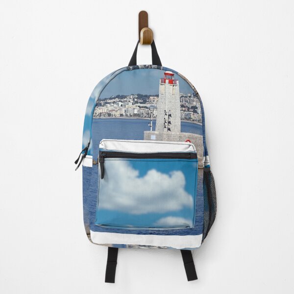 Item preview, Lighthouse in Nice town France landscape designed and sold by goceris.