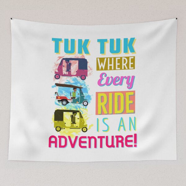 Item preview, tuk tuk where every ride is an adventure  designed and sold by ABS-Originals.