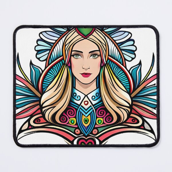 Item preview, Beautiful Nordic Goddess. colored 5 designed and sold by altohero.