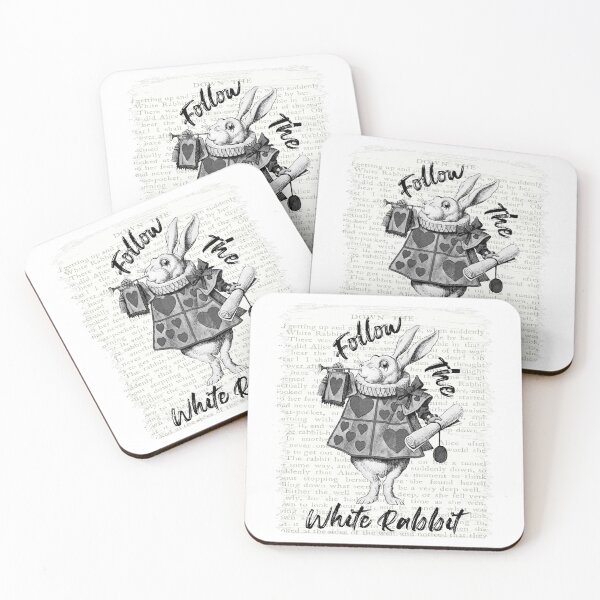 Item preview, Follow The White Rabbit designed and sold by maryedenoa.