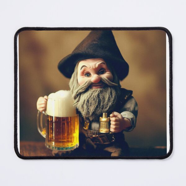 Item preview, Happy dwarf drinks beer from a large mug designed and sold by goceris.
