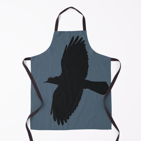 Item preview, Minimalistic Jackdaw In Flight Silhouette designed and sold by taiche.