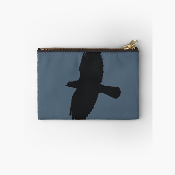Item preview, Minimalistic Jackdaw In Flight Silhouette designed and sold by taiche.