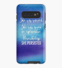 Funda/vinilo para Samsung Galaxy Sin embargo ella persistió