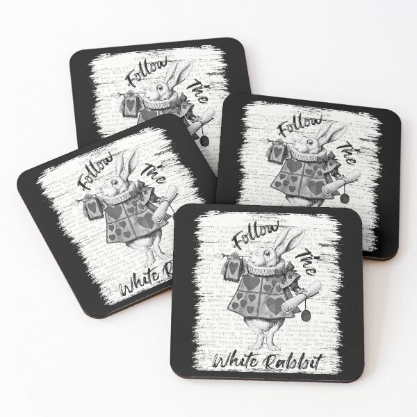 Item preview, Follow The White Rabbit designed and sold by maryedenoa.