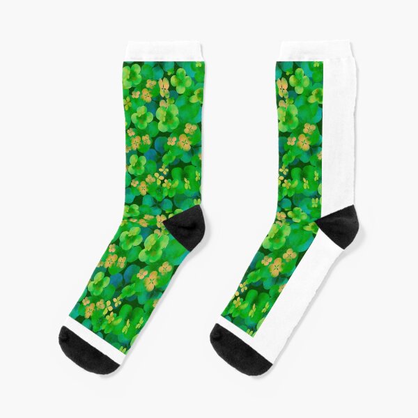 Item preview, Green clover pattern. designed and sold by krilovart.