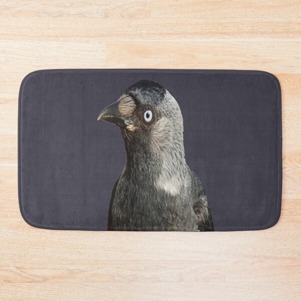 Item preview, Side Profile Of A Beady Eyed Jackdaw Cut Out designed and sold by taiche.