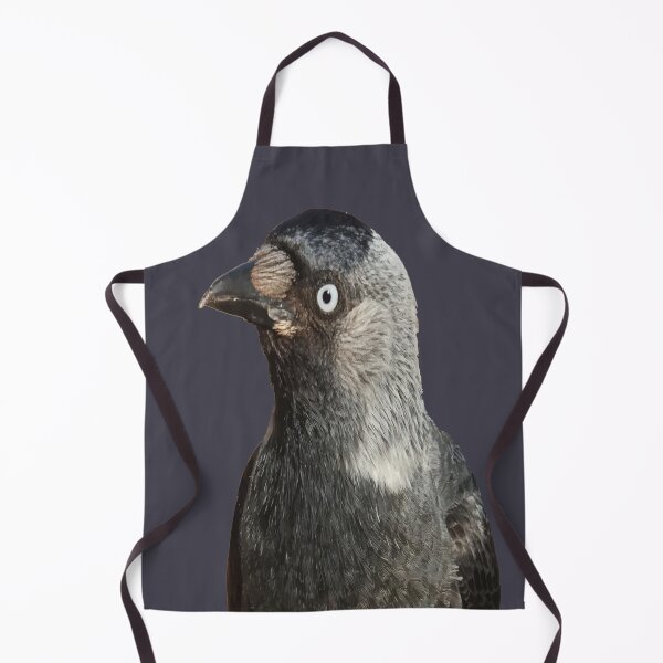 Item preview, Side Profile Of A Beady Eyed Jackdaw Cut Out designed and sold by taiche.