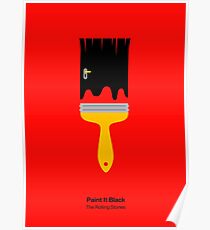 Paint It Black Poster