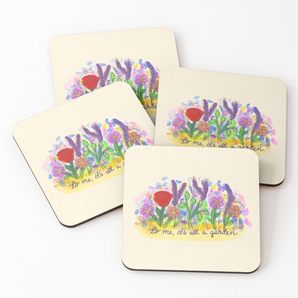 Item preview, Watercolor garden designed and sold by daisyink.