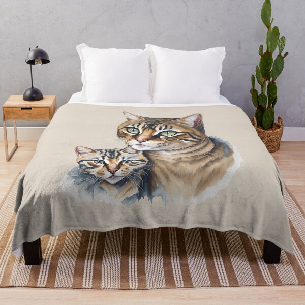 Item preview, TBF06 tabby cat family father mother kids daughter son designed and sold by onenatureplace.