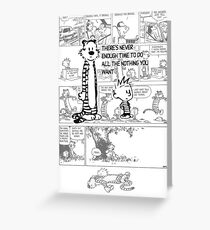 All the Nothing Greeting Card