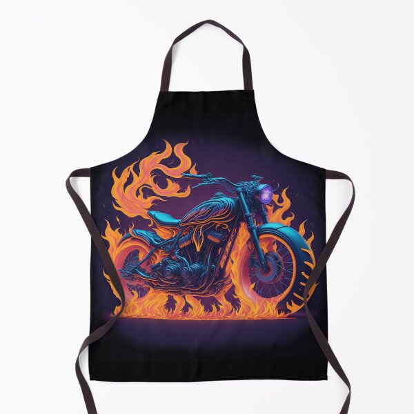 Item preview, Ghost Rider Bike On Flames designed and sold by artist-mac.