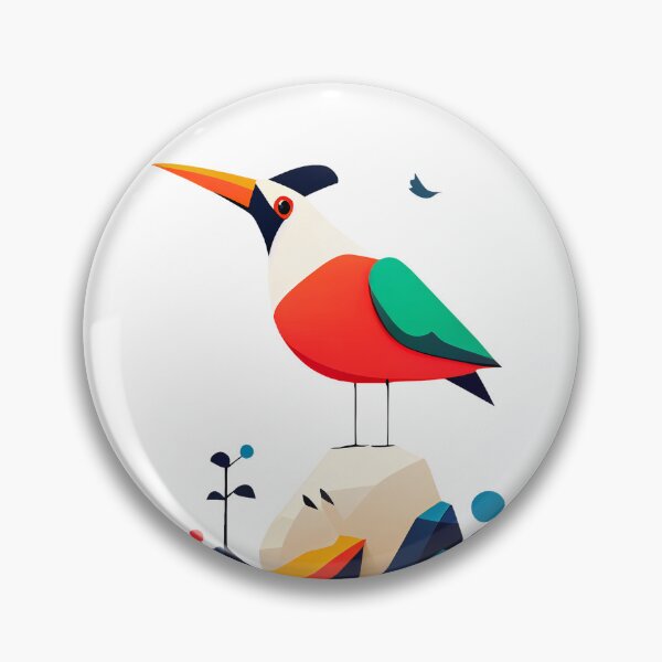 Item preview, Geometric Mountain Bird designed and sold by KOTOdesign.