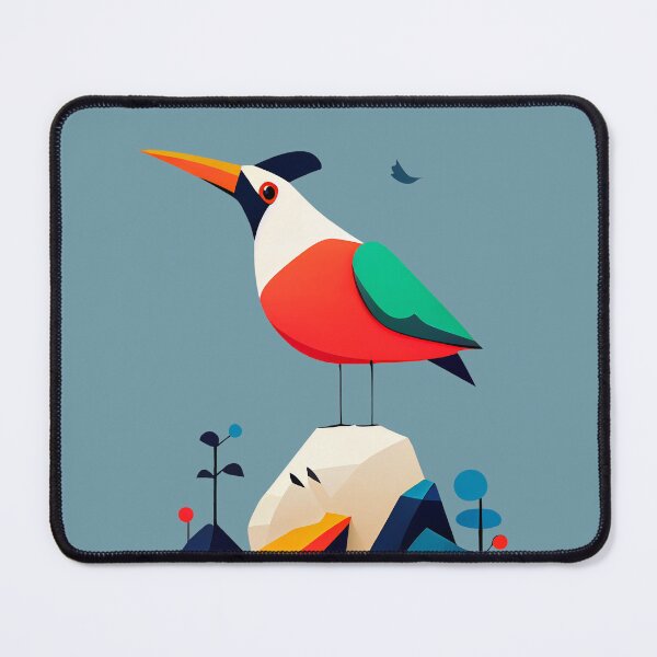 Item preview, Geometric Mountain Bird designed and sold by KOTOdesign.