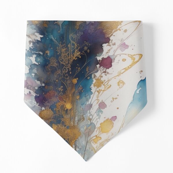 Abstract watercolor wash Pet Bandana