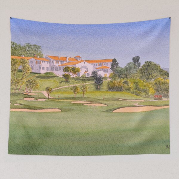 Item preview, Riviera Pacific Palisades Golf Course 18th Hole designed and sold by William Holkham.