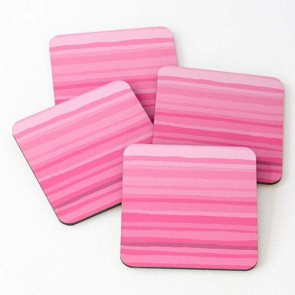 Item preview, Pinkshades Serrate Stripes Irregular Stripe Pattern in Pink Tones designed and sold by kierkegaard.
