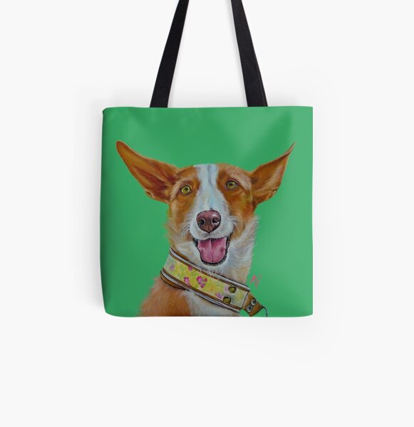 PillowPaws: Podenco All Over Print Tote Bag