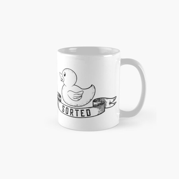 Torch. Baton. Chocolate. Rubber duck. (DI Adams books) Classic Mug