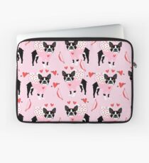 Boston Terrier valentines day cute dog gifts pure breed rescue dogs must haves Laptop Sleeve