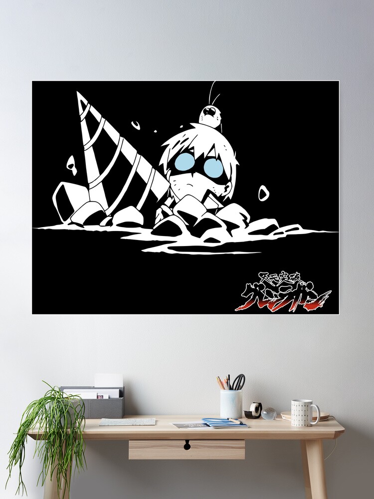 GURREN LAGANN IMAGE BOARD サイン入り Tengen Toppa Gurren Lagann Basic Drill - Illustration