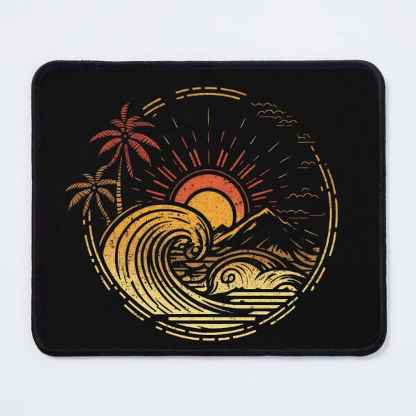 Item preview, Tropical beach with palm trees vector designed and sold by MagicWardrobe.