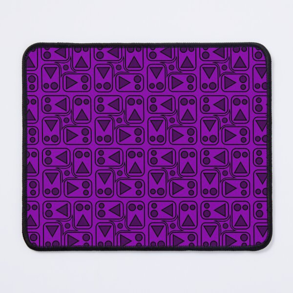 Item preview, Abstract squares with triangles and circles: Light purple. designed and sold by TheScraggyBeard.