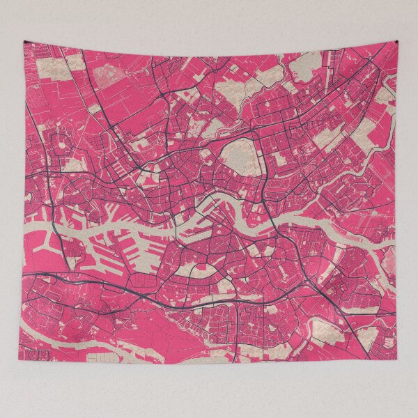 Item preview, Rotterdam City Map of Netherlands  - Blossom designed and sold by deMAP.