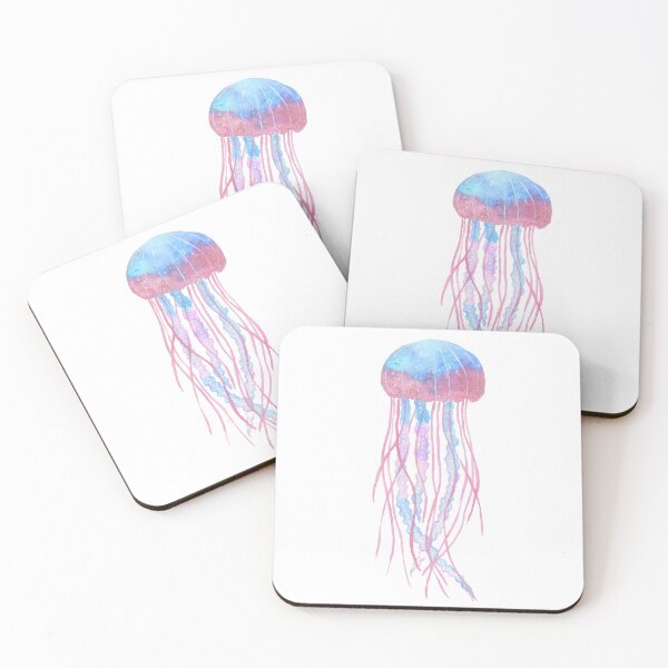 Item preview, watercolor jellyfish (white background) designed and sold by myheadisaprison.